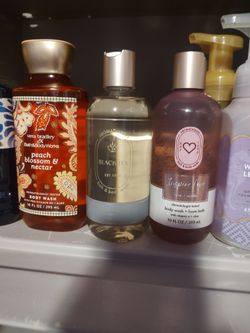 New bath and body works shower gels and body washes new