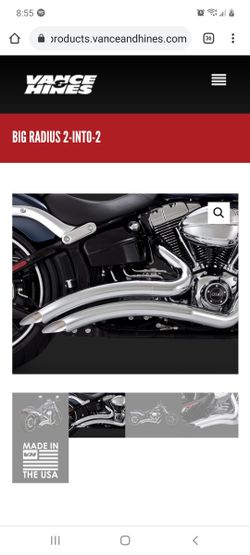 Vance and Hines Big Radius 2-into-2
