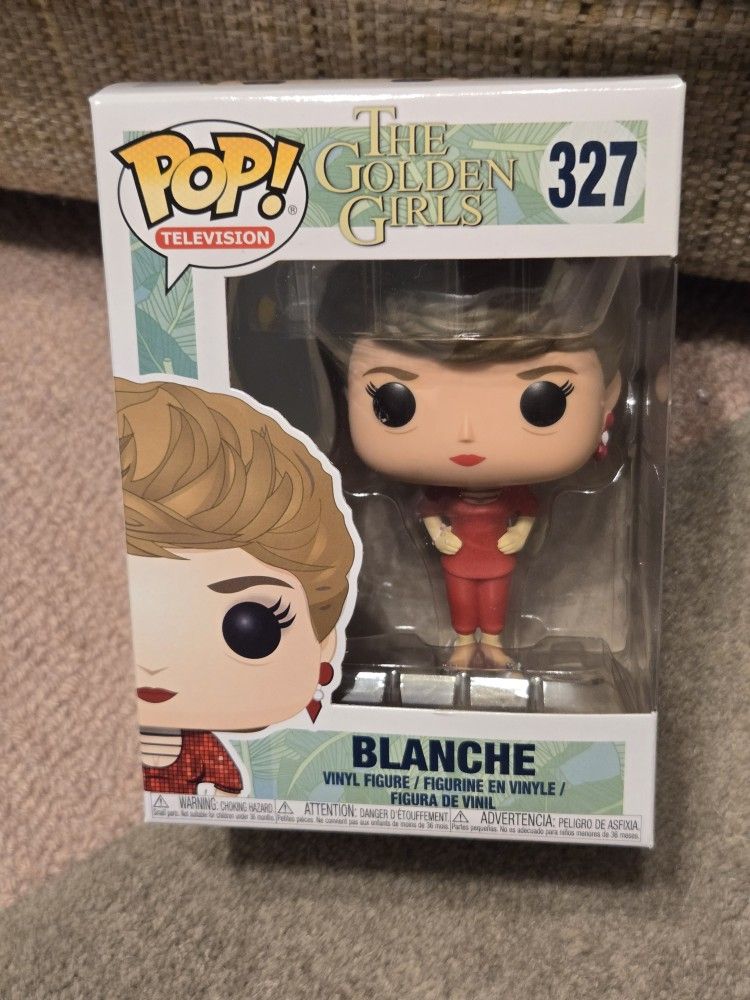 Golden Girls Blanche Wearing Her Red Dress Funko Pop