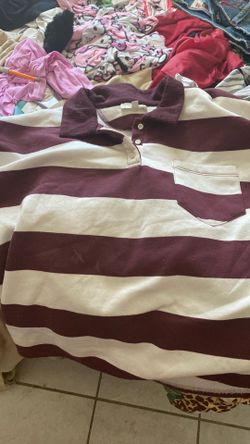 Burgundy collard sweater (S)