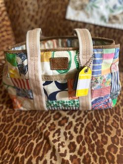 Y2K era COACH patchwork tote