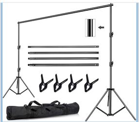Large heavy duty backdrop stand