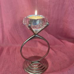 Diamond Ring Candleholder 