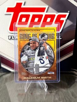 Topps Malcolm Smith Ring of Honor Super Bowl XLVIII MVP Card