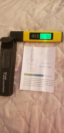 TDS Meter Digital Water Tester Water Quality Tester (Yellow)