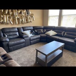 Electric 3 Piece Sectional Couch