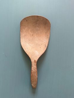 Vintage Wooden Rice Paddle Spoon