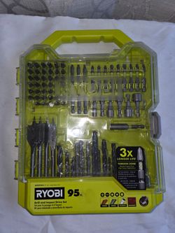 Ryobi 95pcs Drill & Impact Bit Set Brand New (Price Is Firm)
