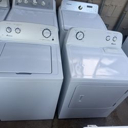 Amana Washer And Electric Dryer He 3.5&7.0 Clean &45 Days Warranty 