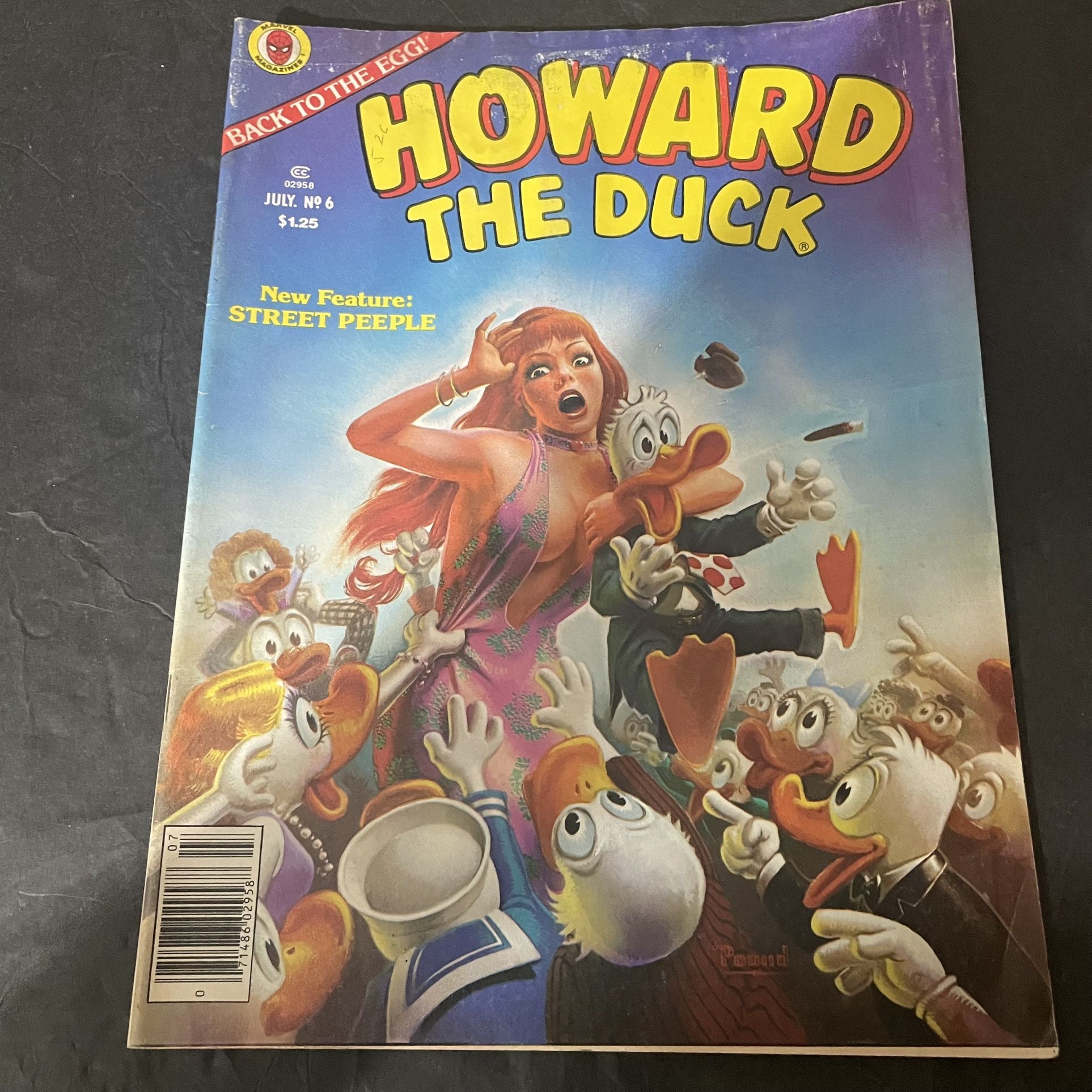 HOWARD THE DUCK MAGAZINE #6 (Marvel Comics 1980) VF