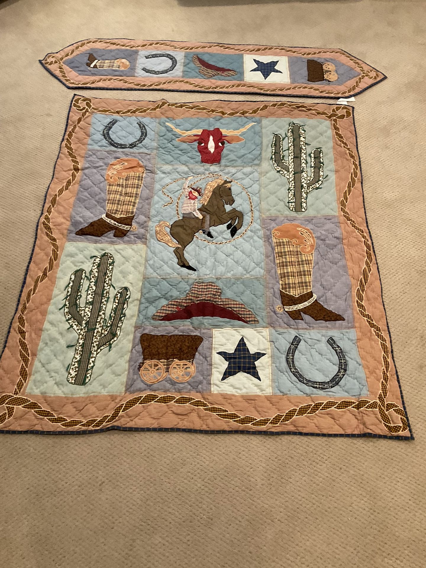 Decorative Cowboy Quilt