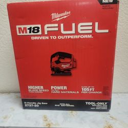 MILWAUKEE M18  FUEL D-HANDLE-JIG  SAW  