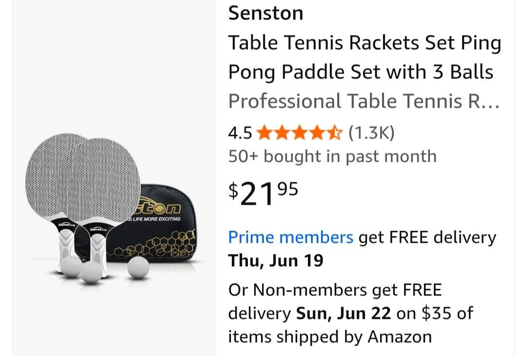 Ping Pong Paddles