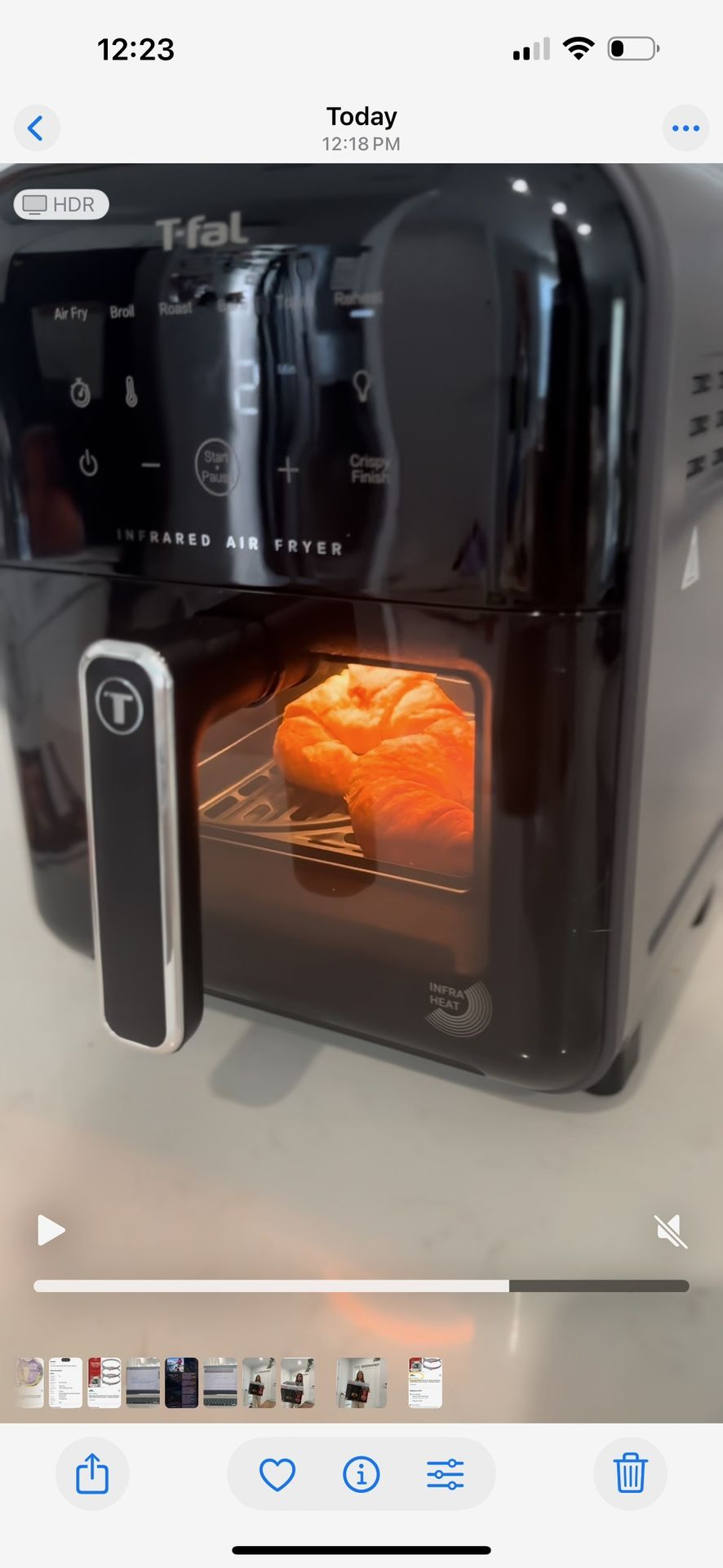 TFal Infrared Air fryer