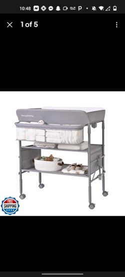 Maydolly Portable Changing Table With Storage Space
