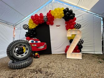 Number 2 Marquee With Lights