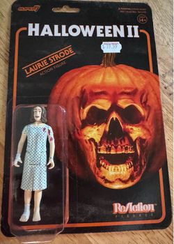 John Carpenter HALLOWEEN II Laurie Strode Super7 Action Figure Jamie Lee Curtis