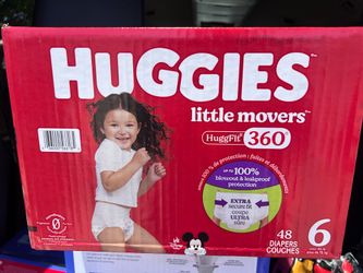 New- Huggies Little Movers size 6