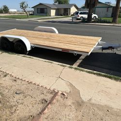 7x18 Double Axel Trailer With Electric Brakes! 