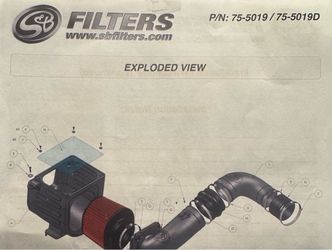 2010 GMC Duramax diesel cold intake