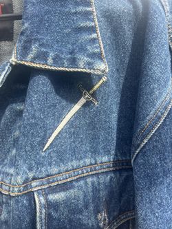 Highlander Movie Vintage 90's Promo Denim Jacket for Sale in Highlander Movie Vintage 90's Promo Denim Jacket for Sale in