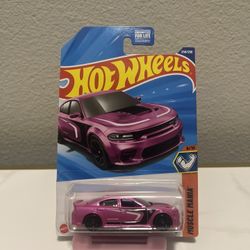 2025 Hot Wheels ‘20 Dodge Charger Hellcat 240/250 Muscle Mania Pink 9/10