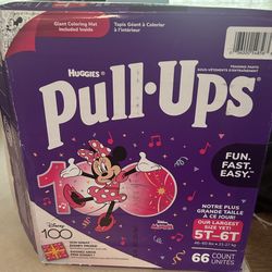 Pull-Ups Girls' Potty Training Pants, 5T-6T (50+ lbs),   45 still left in the box they don’t fit my baby no more   Tracy ca 