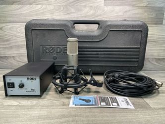 Rode Microphones K2 Tube Condenser Microphone Complete Studio Recording Kit (A1D029284)