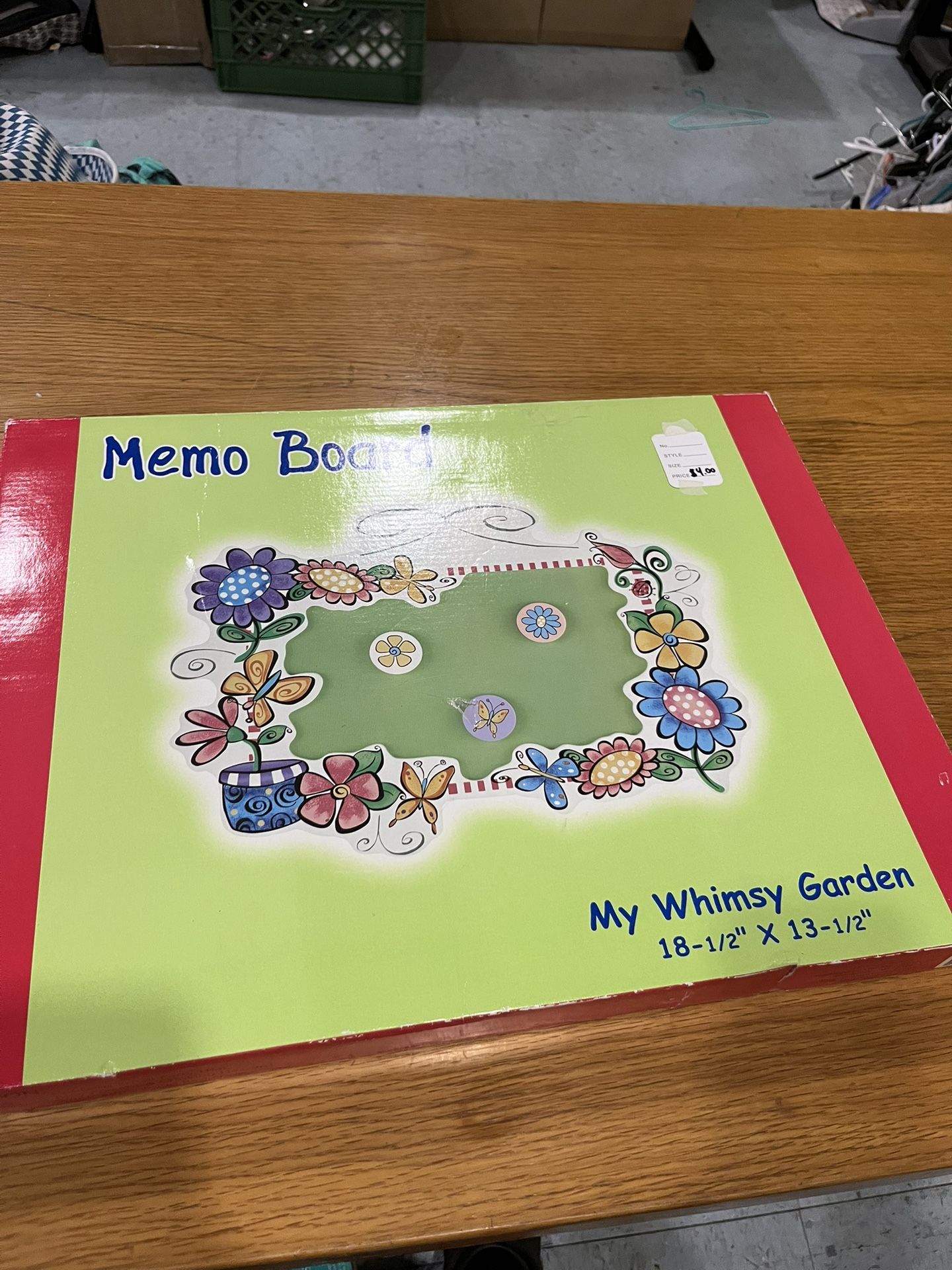 Memo Board My Whimsy Garden 