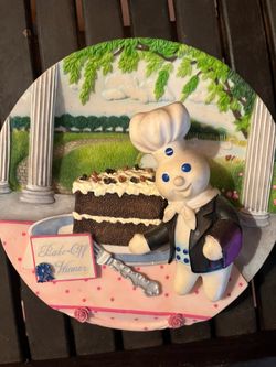 3D Pillsbury Doughboy Wall Plate