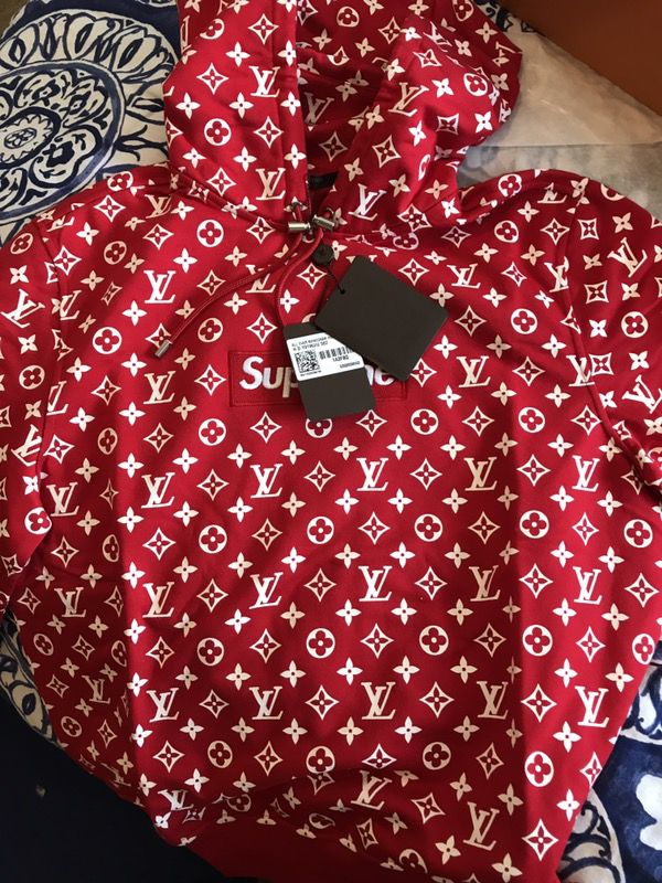 Supreme Louis Vuitton bogo hoodie Sz small for Sale in Miami, FL