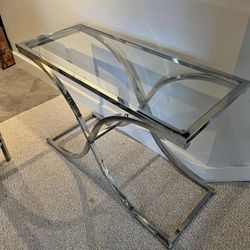 Silver Console Table - entry table 💫💛