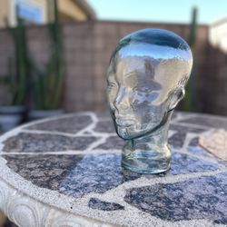 Vintage Glass Mannequin Head