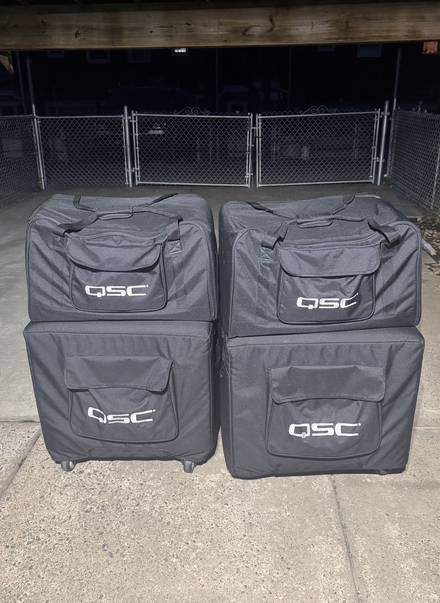 (2)QSC K12.2 & (2)QSC KS112
