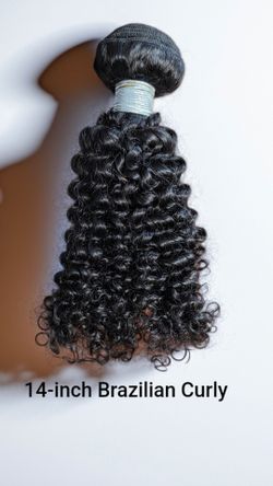 14-inch Brazilian Yaki and Curly Bundles
