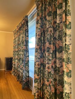 Vintage Full Length Window Treatment
