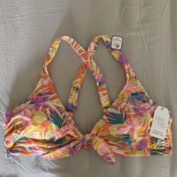 Time and Tru bikini top. New with tags