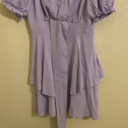 Purple Woman Dress