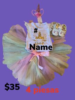 0primer año traje personalizado