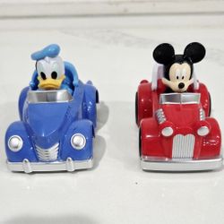 Disney Junior Donald & Mickey Pull Back Cars (both)