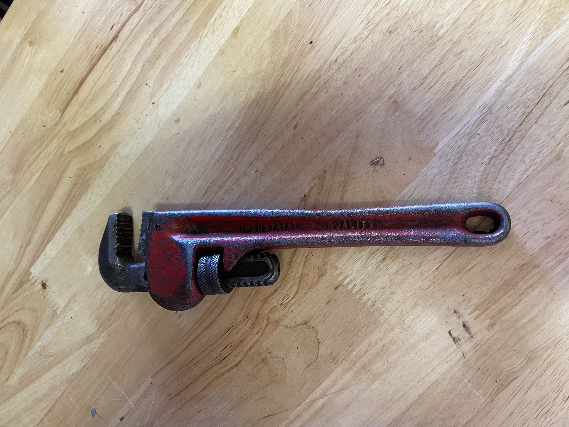 Vintage super Ego Tools 10” Industrial Pipe Wrench
