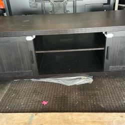 Entertainment Center And Big Screen Tv