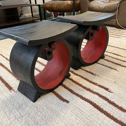 One Of A Kind Antique Stools