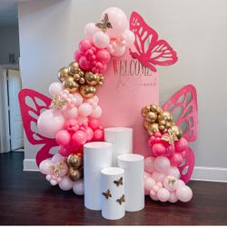 Birthday Butterfly Decoration - Balloons 