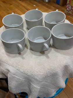 Coffee cups   Set   Six