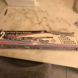 2 times to drive ratchet cable Puller 