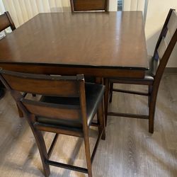 Kitchen Table With 4 Chairs(Full Set)