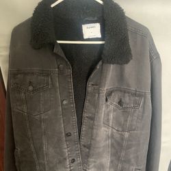 Old Navy Sherpa Trucker Jacket XL 