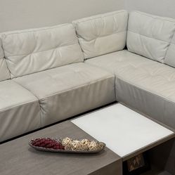 White Sectional 