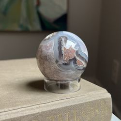 Natural Agate Sphere ( firm on price )